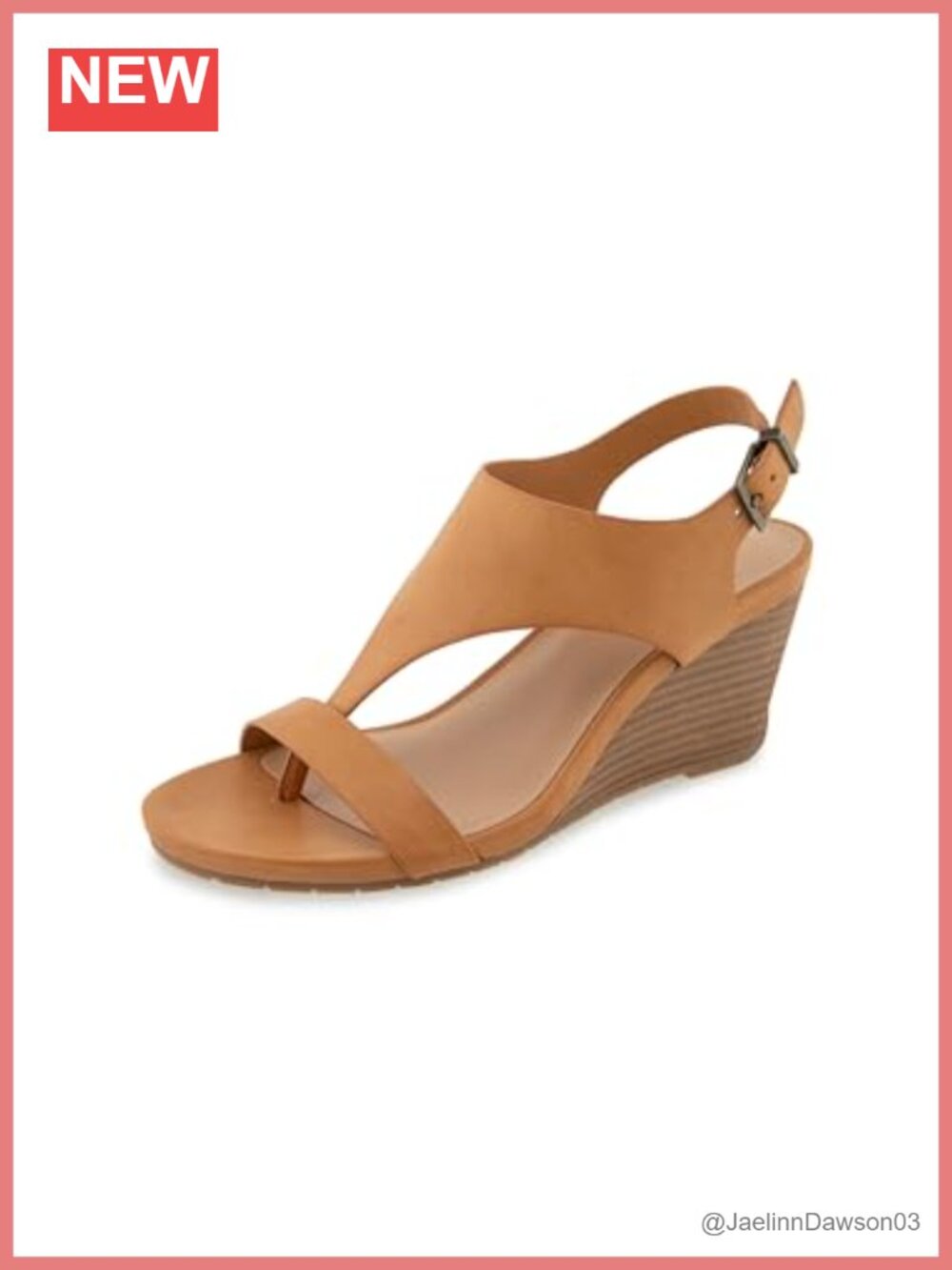 Women's Greatly Thong Wedge Sandals Faux Suede Adjustable Ankle Strap 2.5" Heel